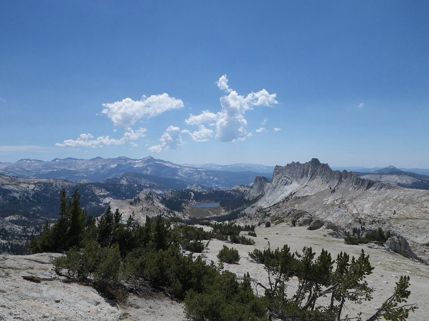 Matthes Crest and Matthes Lake from the northeast